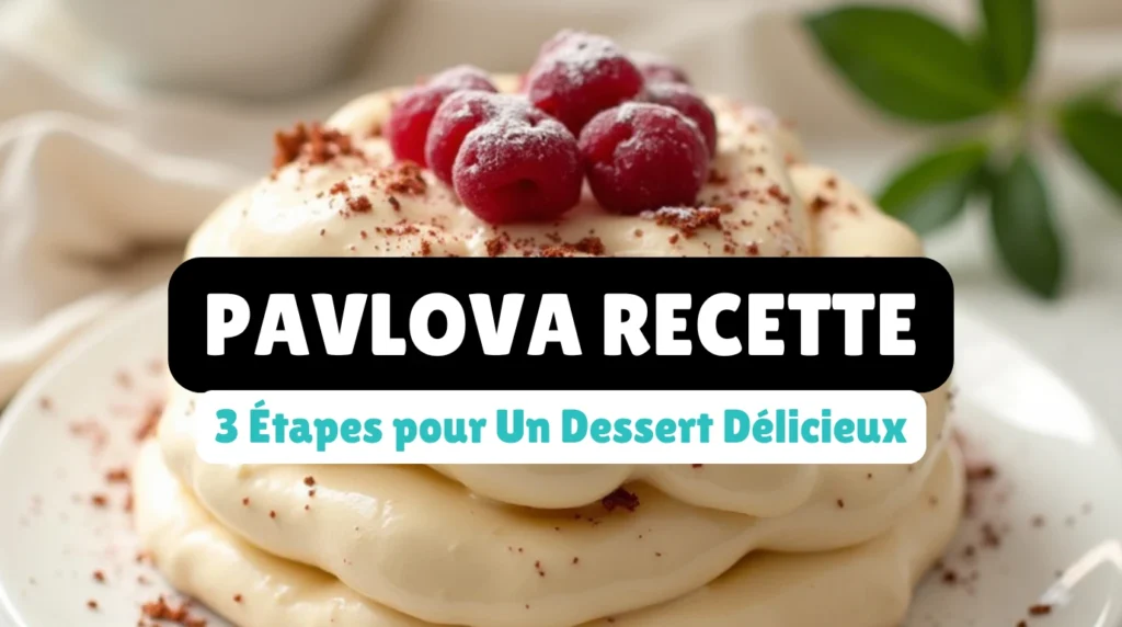 Pavlova Recette : 3 Étapes pour Un Dessert Délicieux