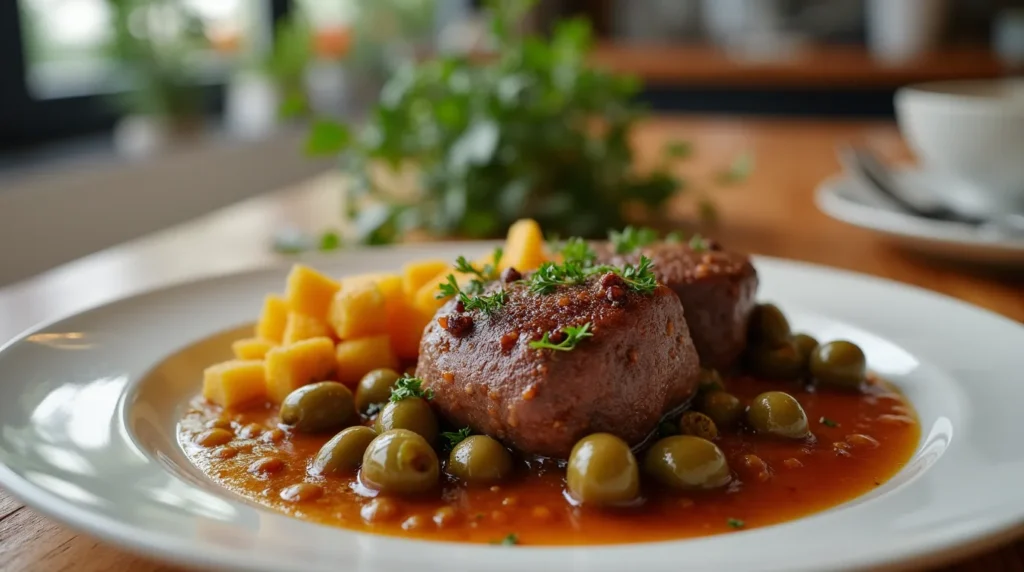 sauté de veau aux olives
