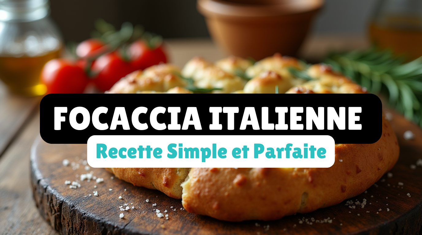 Recette Focaccia Italienne Traditionnelle