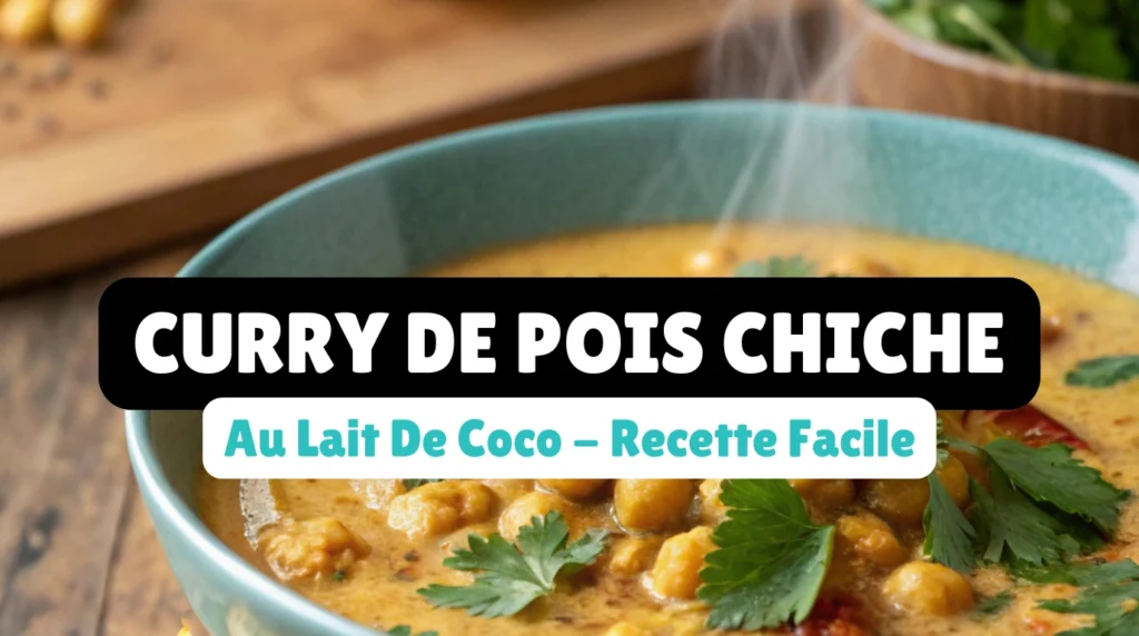 Curry de pois chiche au lait de coco