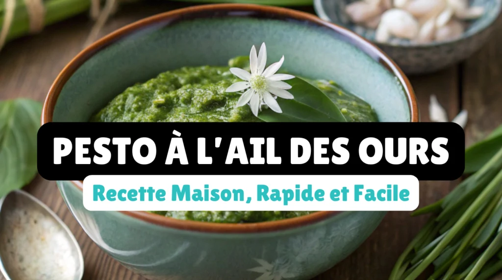 Pesto à l’ail des ours : recette maison, rapide et facile