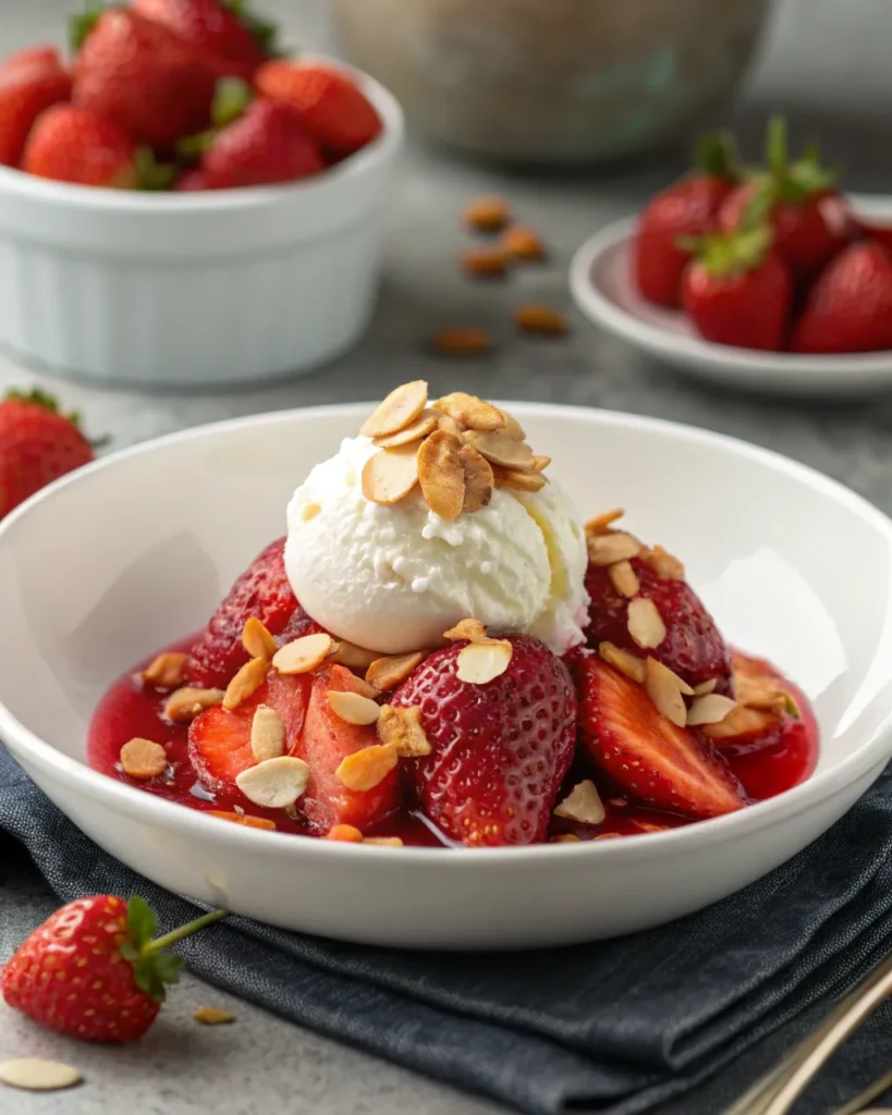 Les fraises melba revisitées