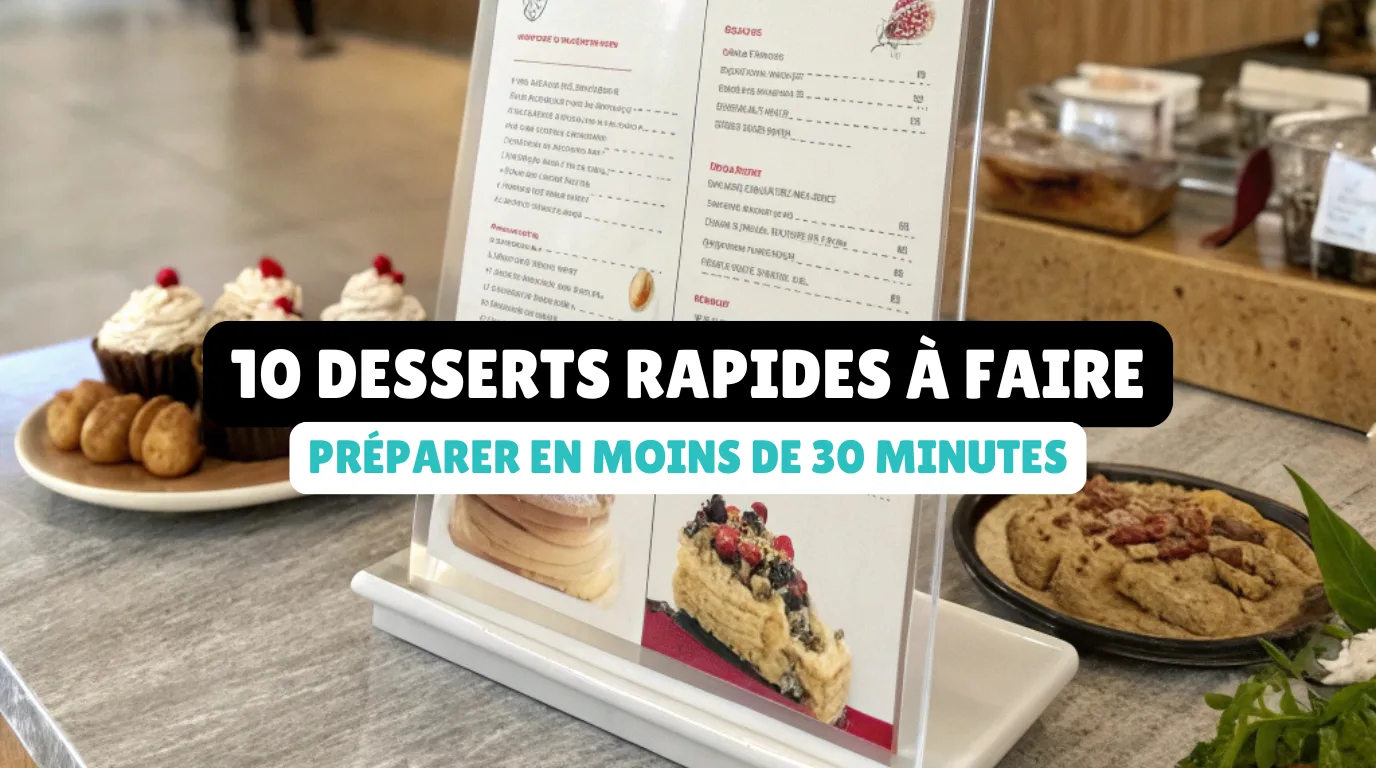 desserts rapides