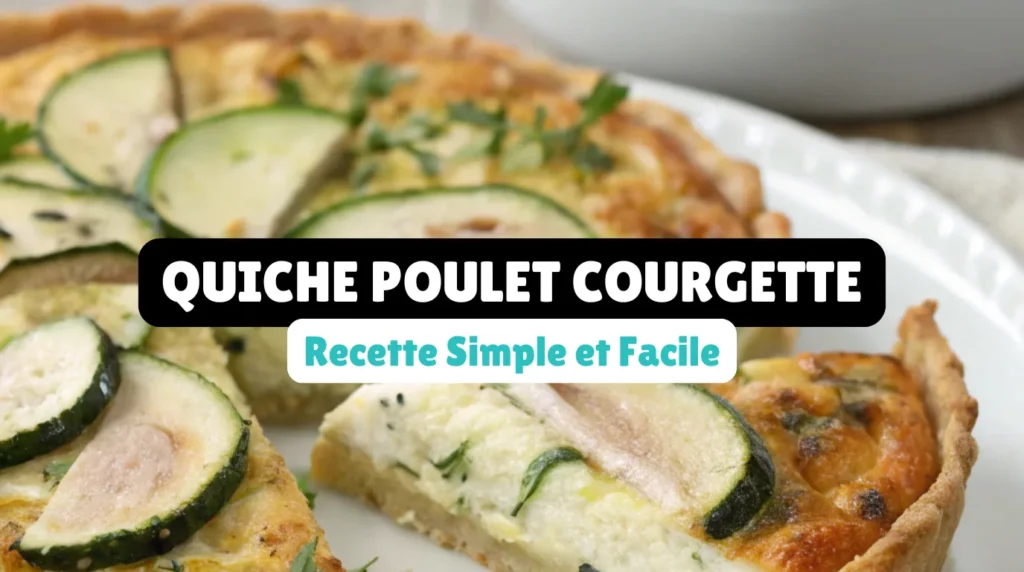 quiche poulet courgette