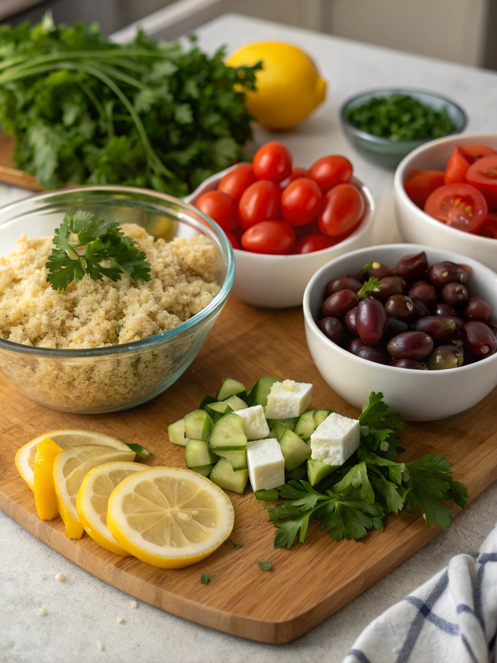 salade de quinoa méditerranéenne
