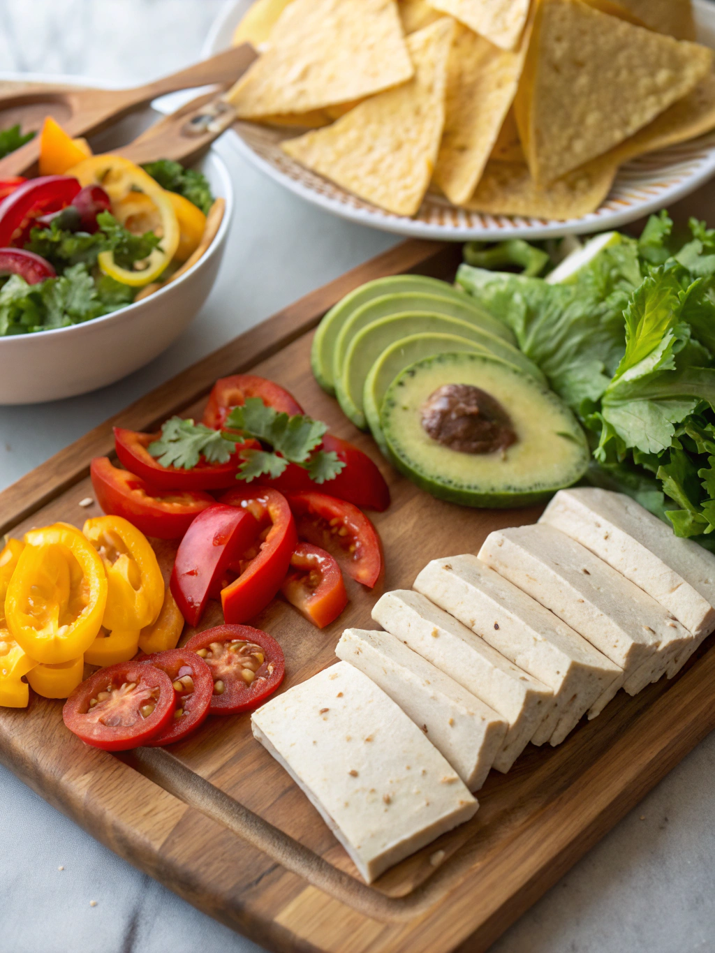 Tacos Végétariens au Tofu