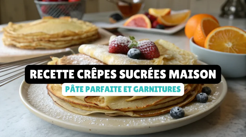 Recette Crêpes Sucrées Maison : Pâte Parfaite et Garnitures