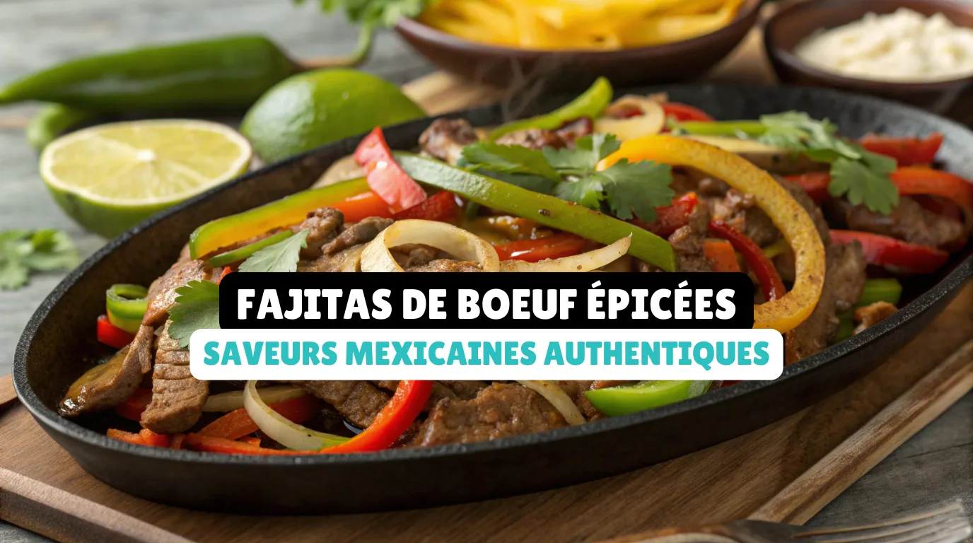 Fajitas de Boeuf Épicées