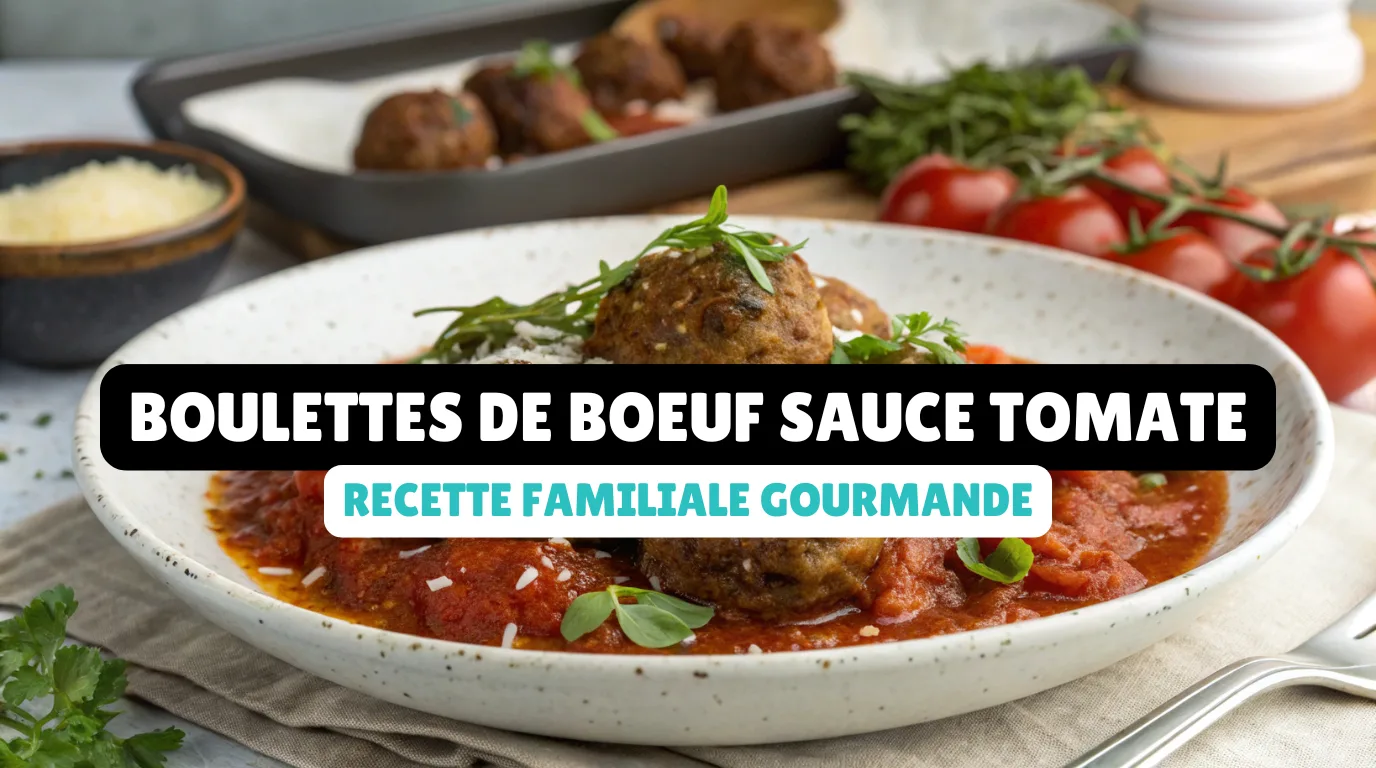 Boulettes de Boeuf Sauce Tomate