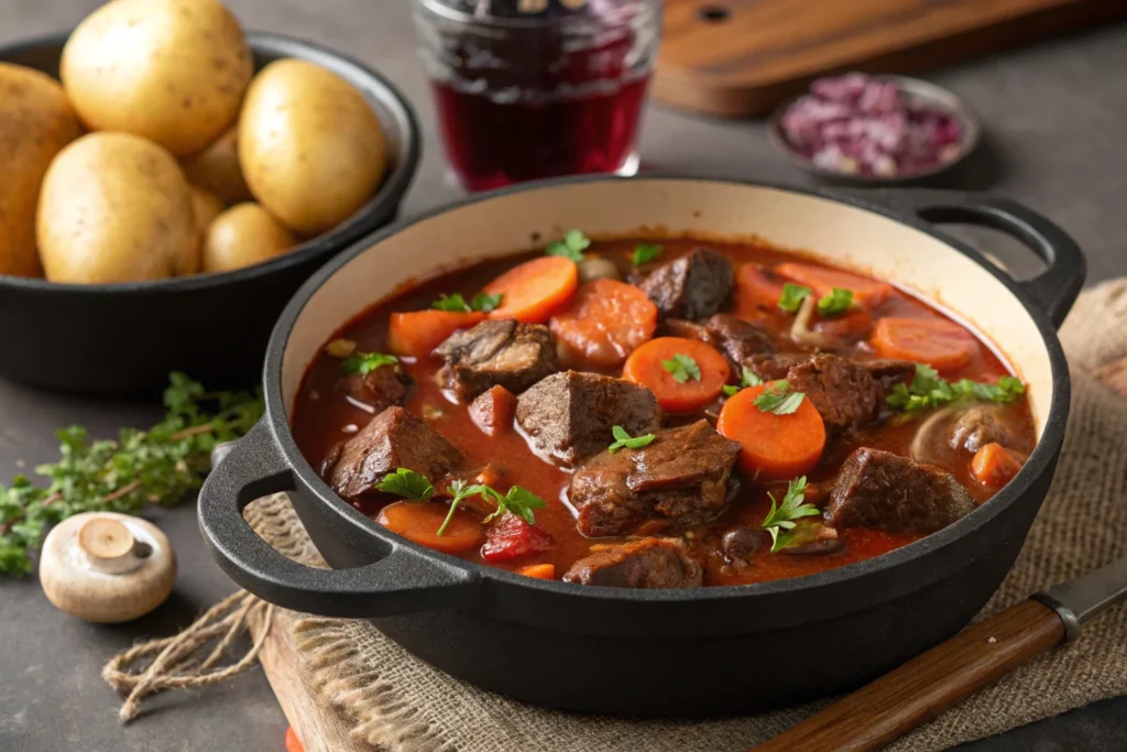 Bœuf Bourguignon Version Rapide