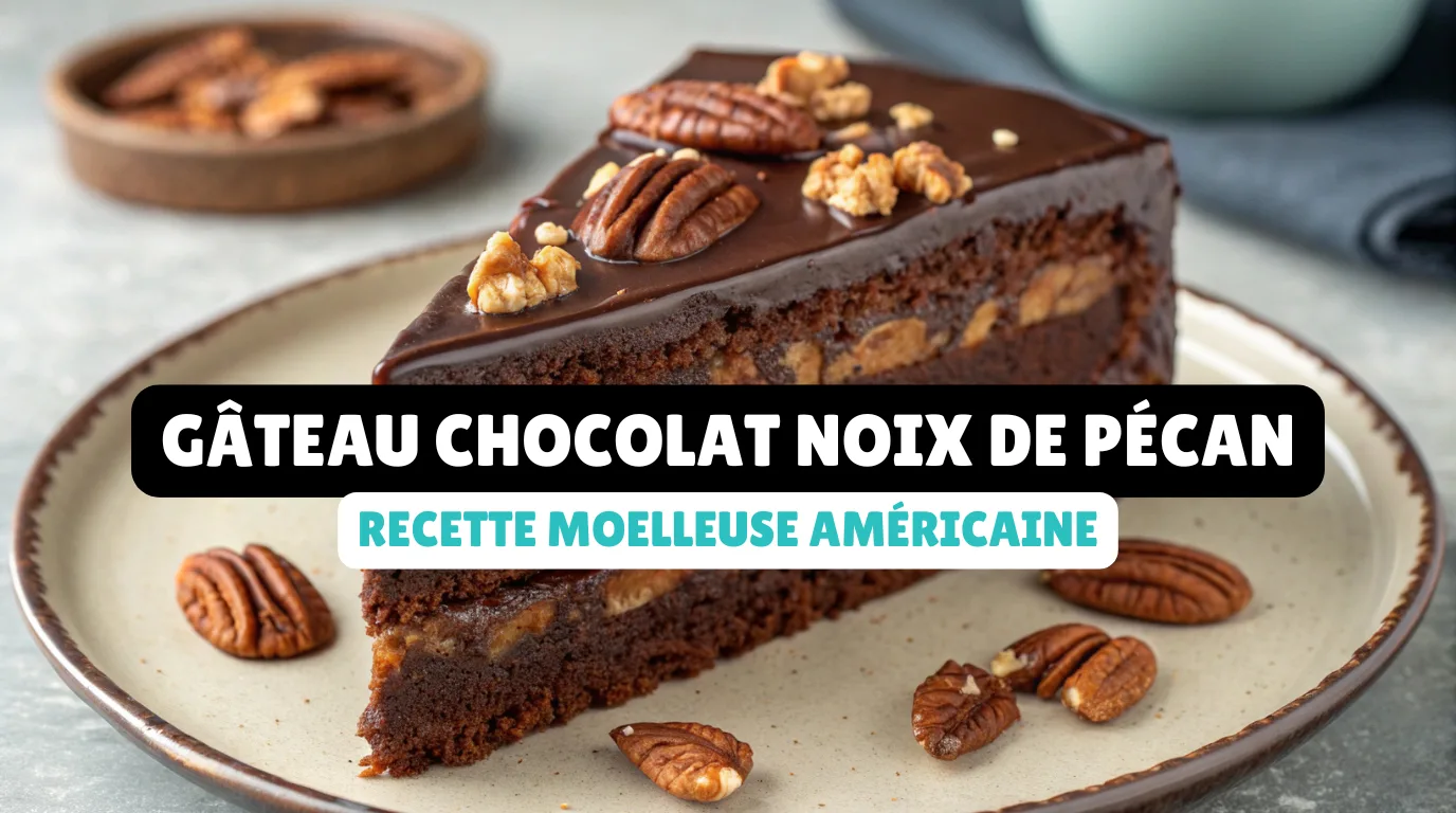 gâteau chocolat noix de pécan