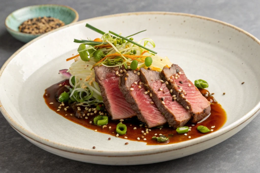 Tataki de Bœuf à la Japonaise