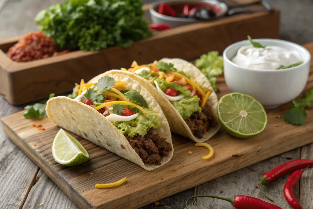 Tacos de Bœuf à la Mexicaine