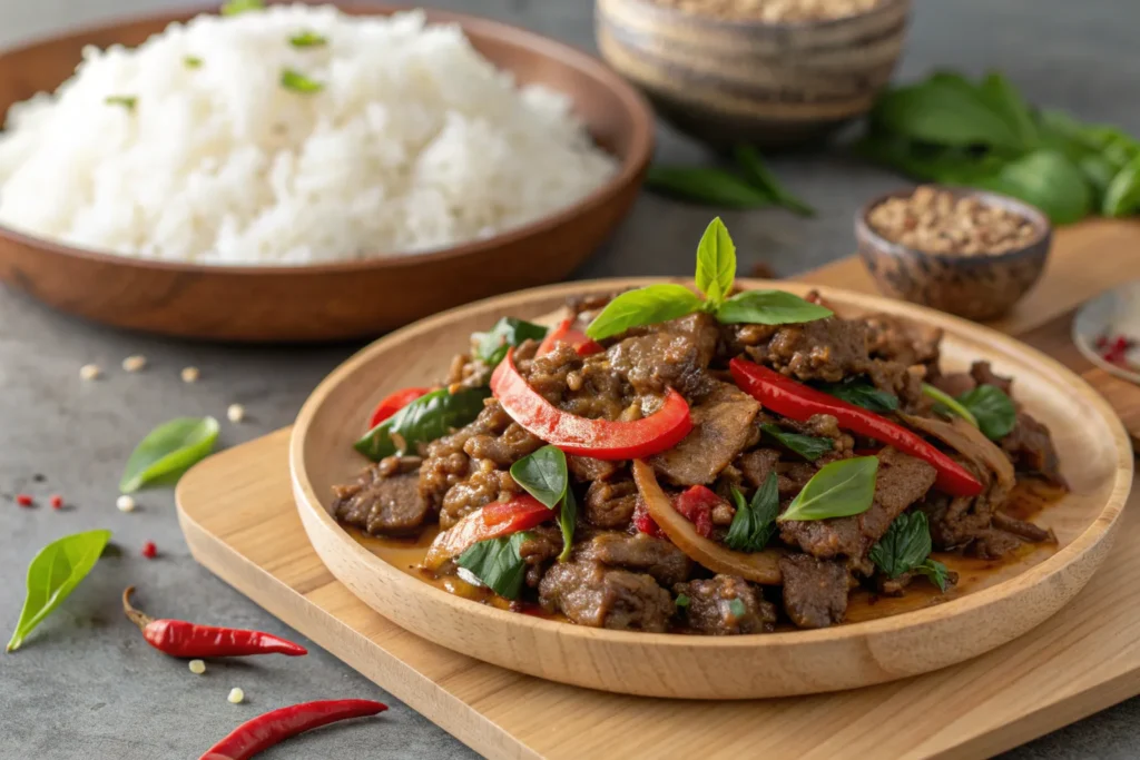 Bœuf Thaï au Basilic