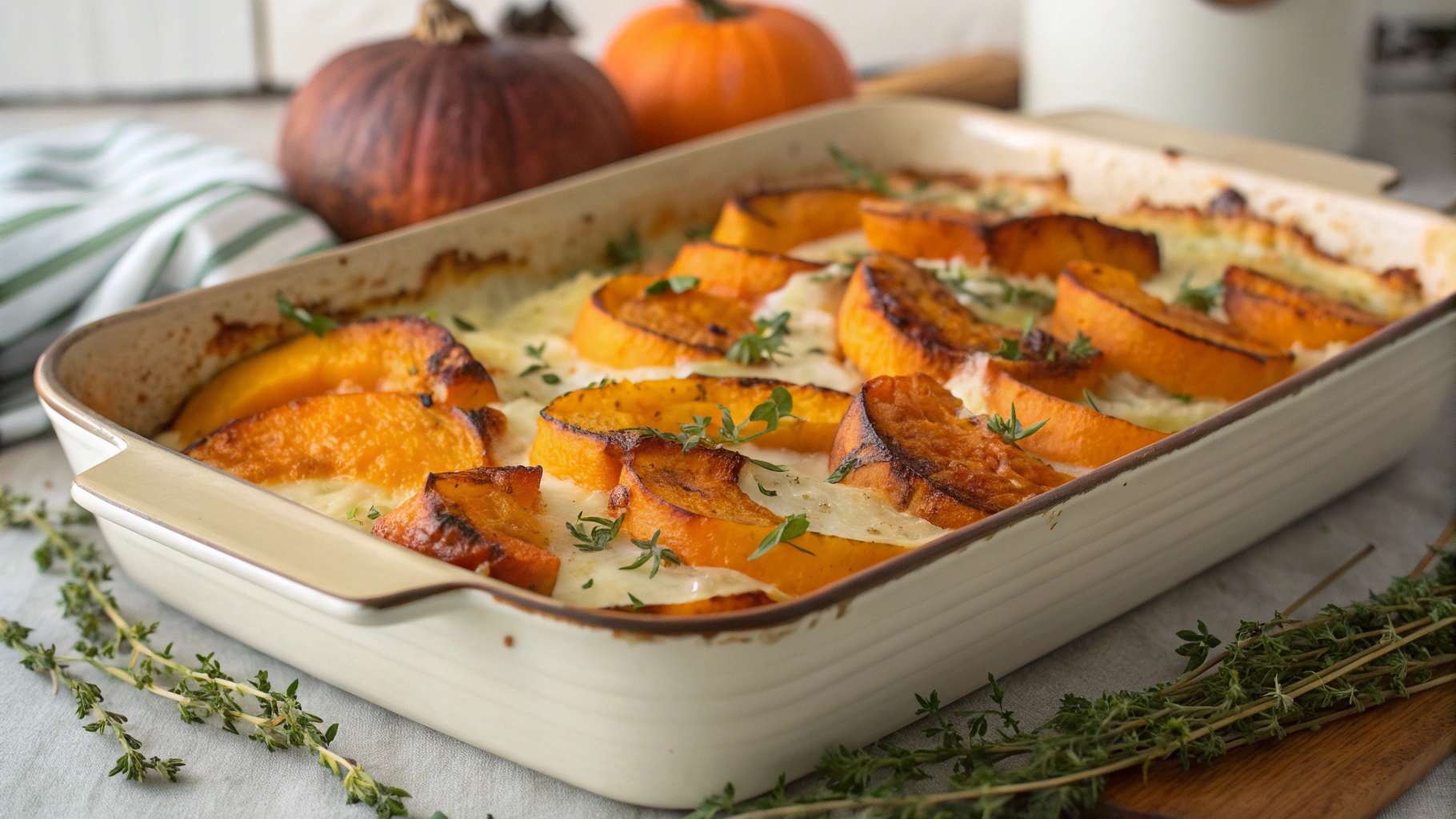 gratin butternut recette