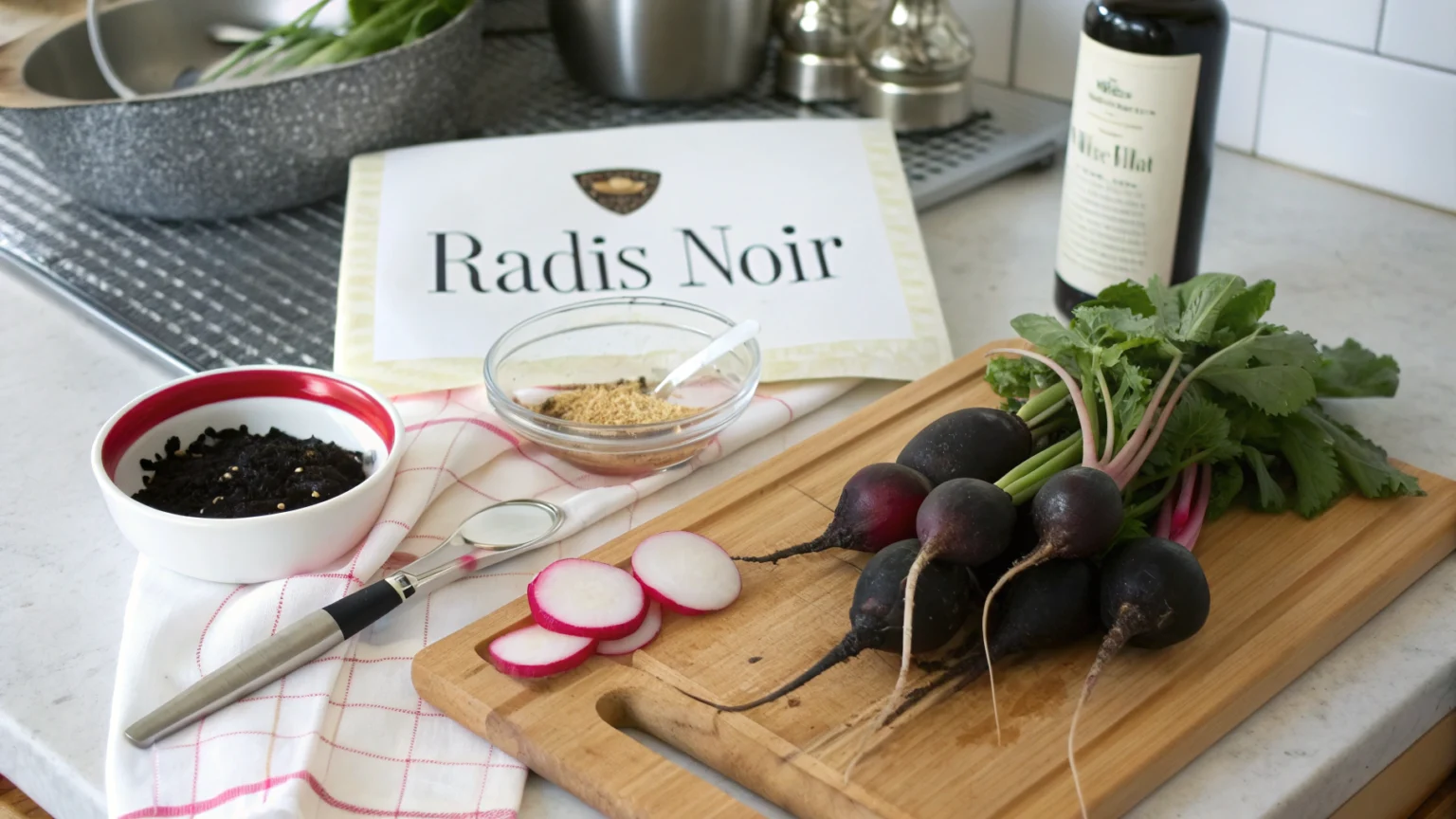 radis noir recette