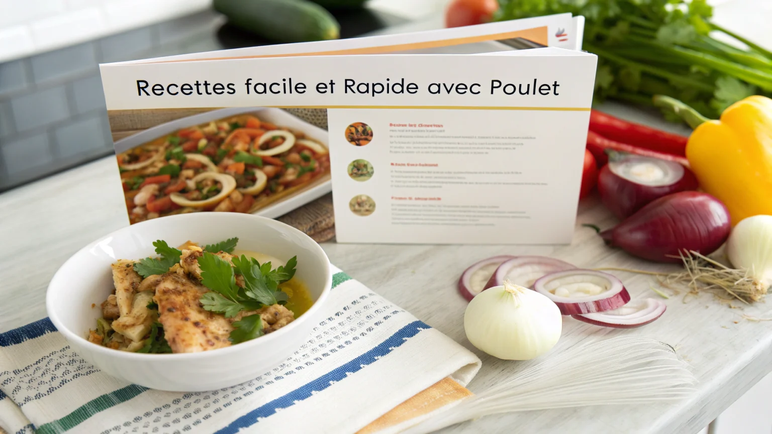 recettes facile et rapide avec poulet
