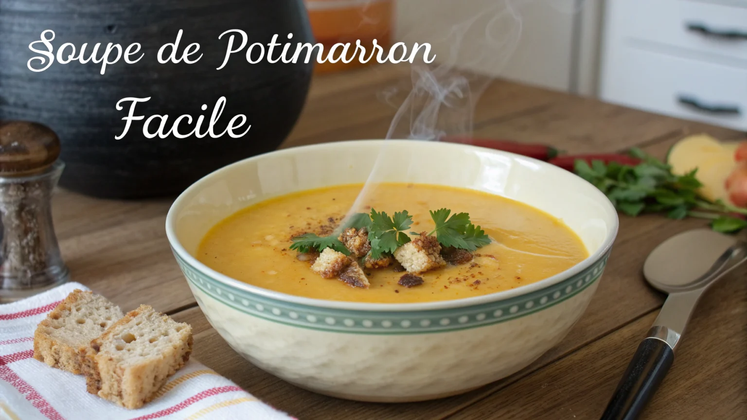 soupe de potimarron facile
