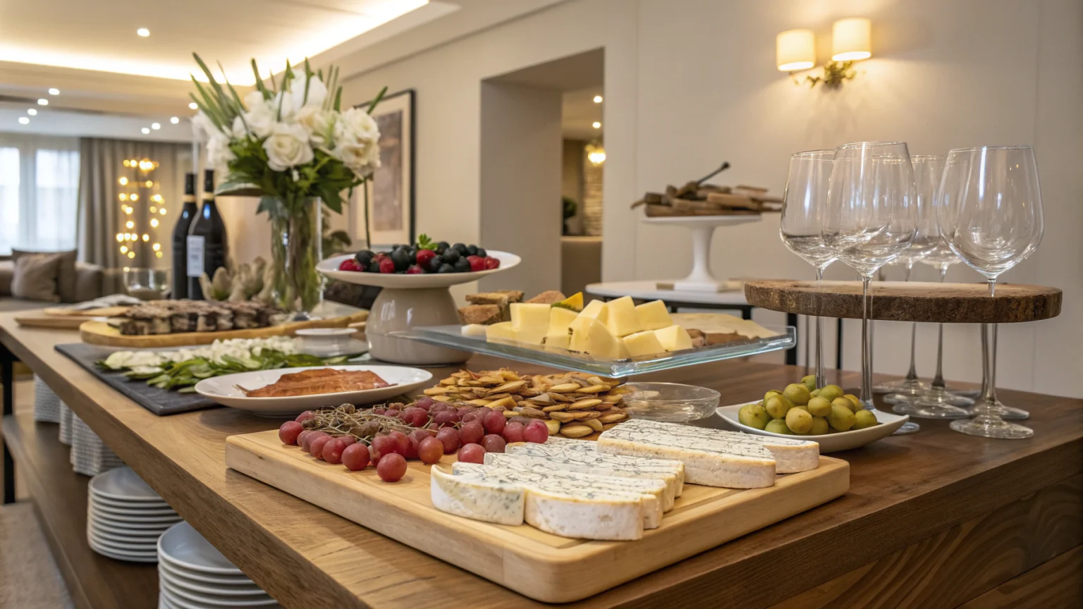buffet apéro chic maison