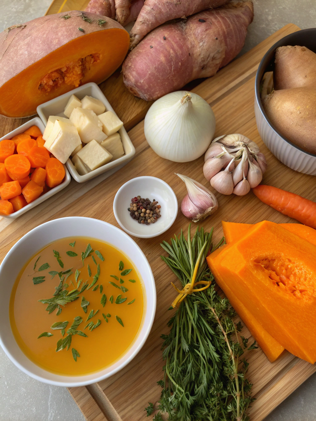 Soupe Potimarron et Patate Douce