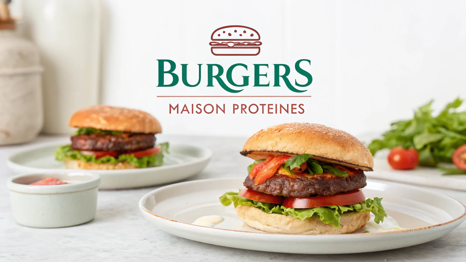 Burgers maison protéinés