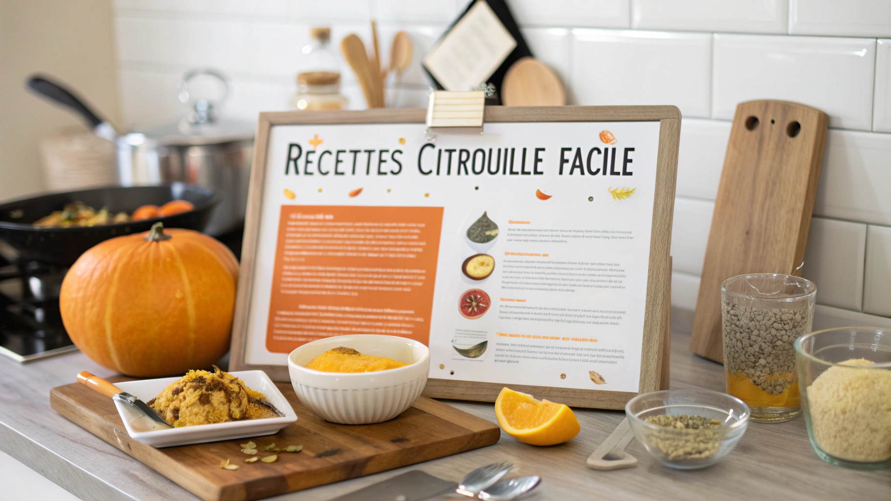 Recettes citrouille facile