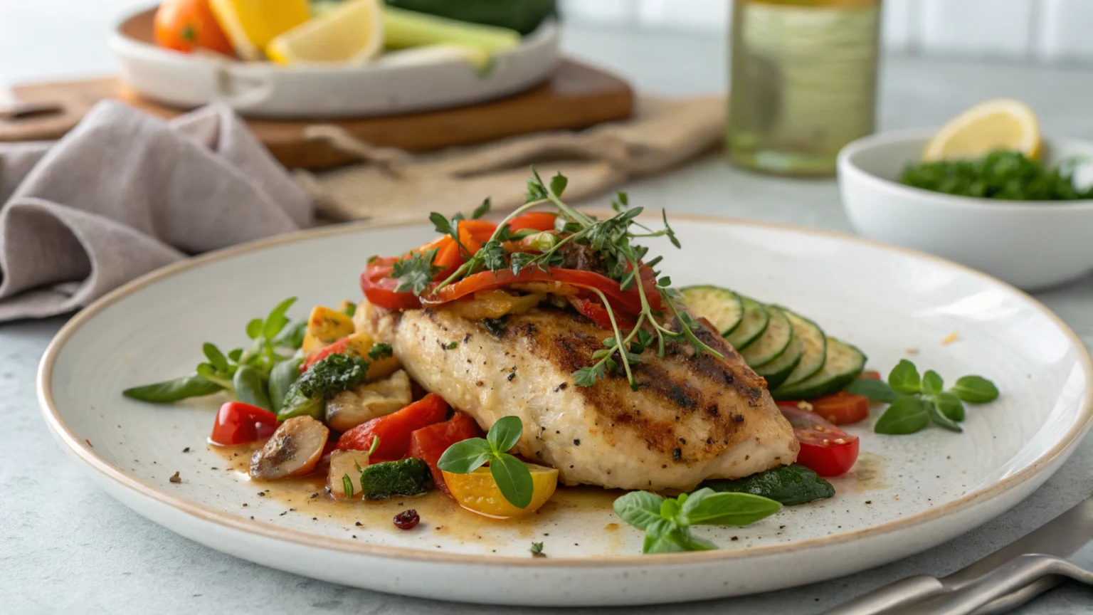 Recettes protéinées au poulet