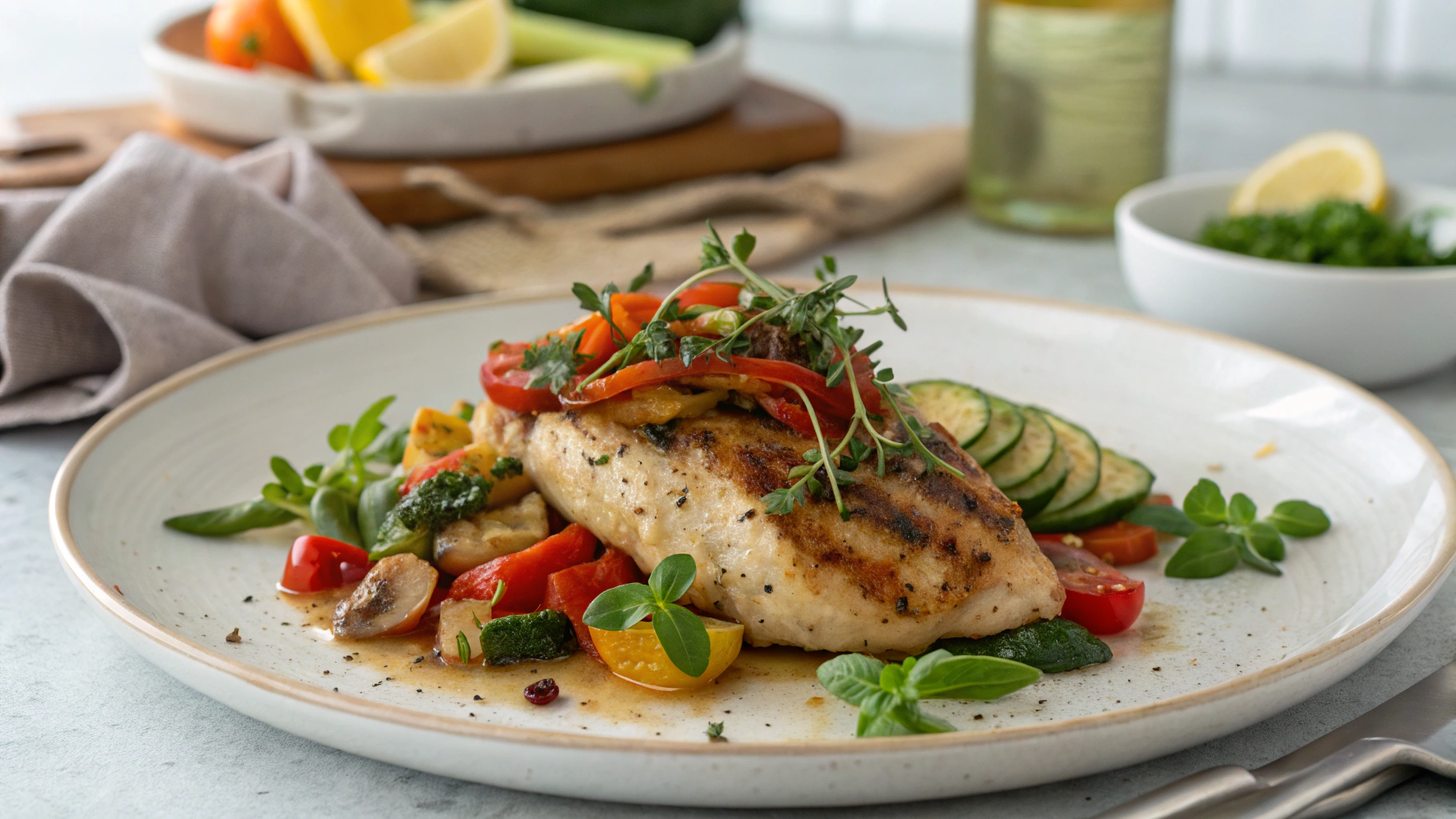 Recettes protéinées au poulet