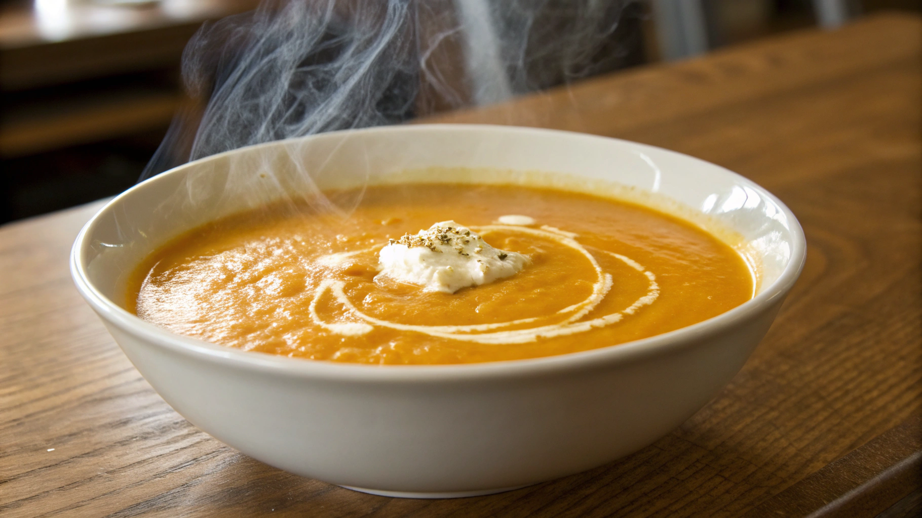 soupe de butternut crémeuse