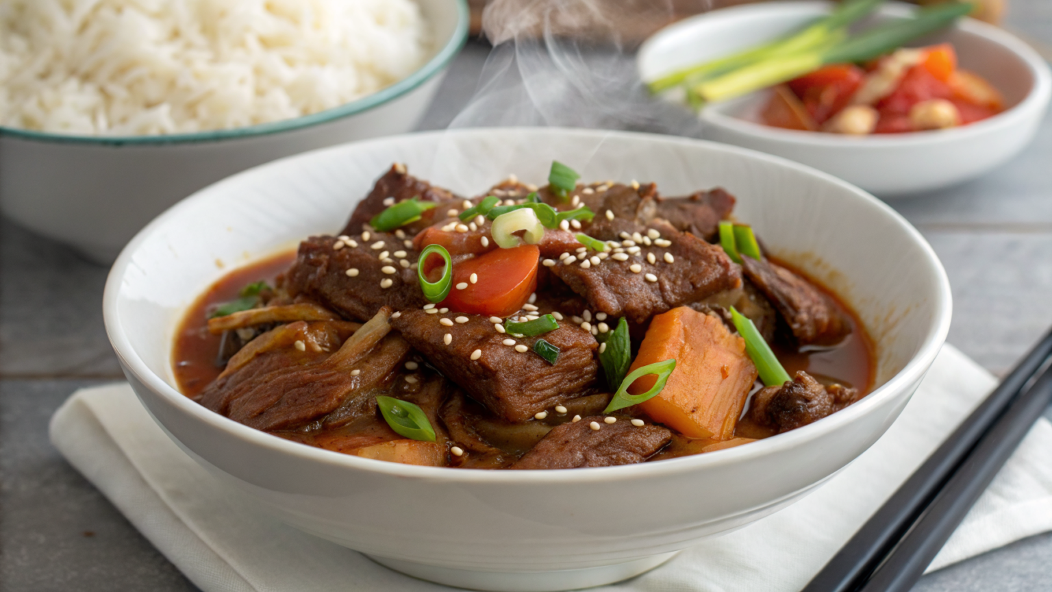 Boeuf Mijoté Coréen