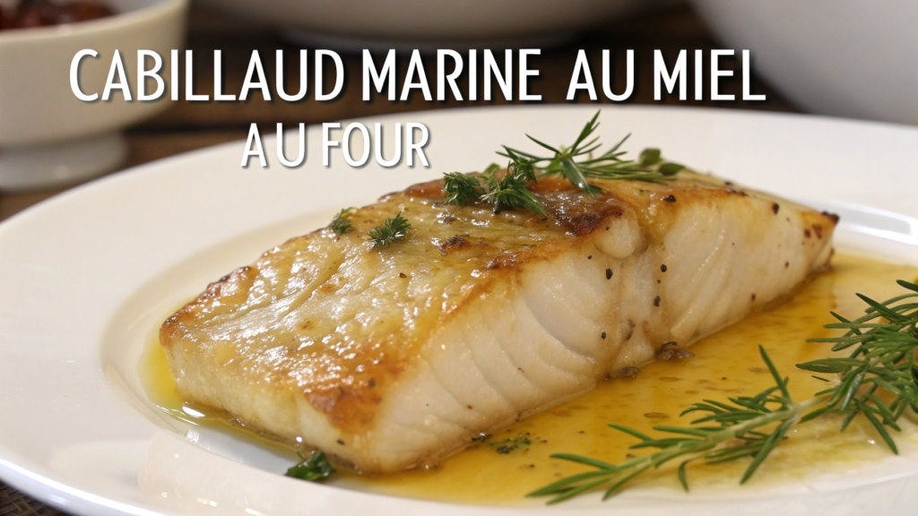 Cabillaud Mariné au Miel au Four – Recette Fondante et Irrésistible