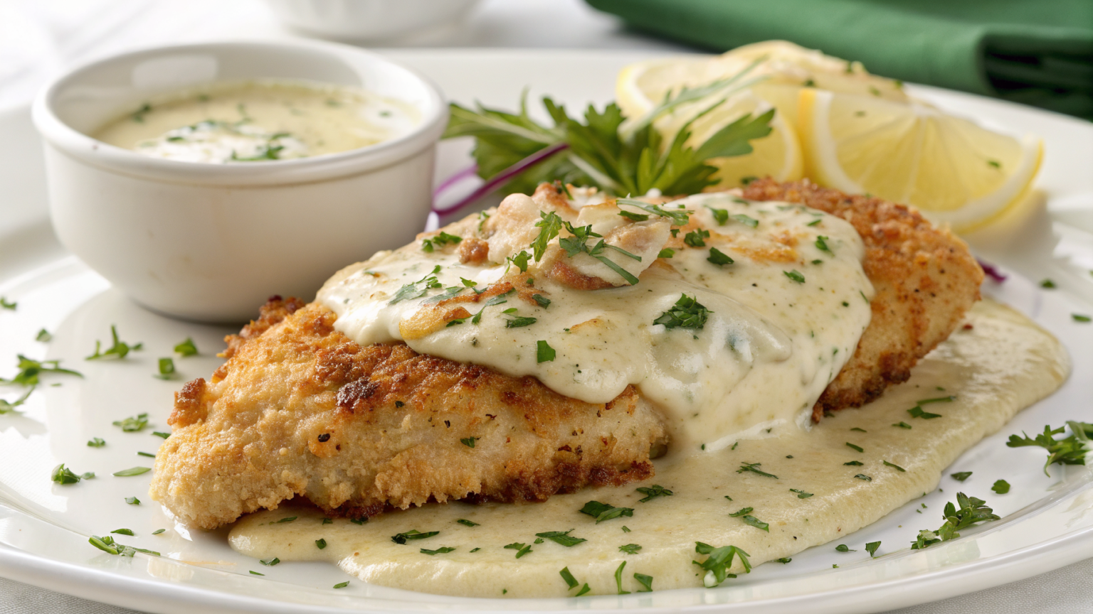 Poulet Encroûté au Parmesan