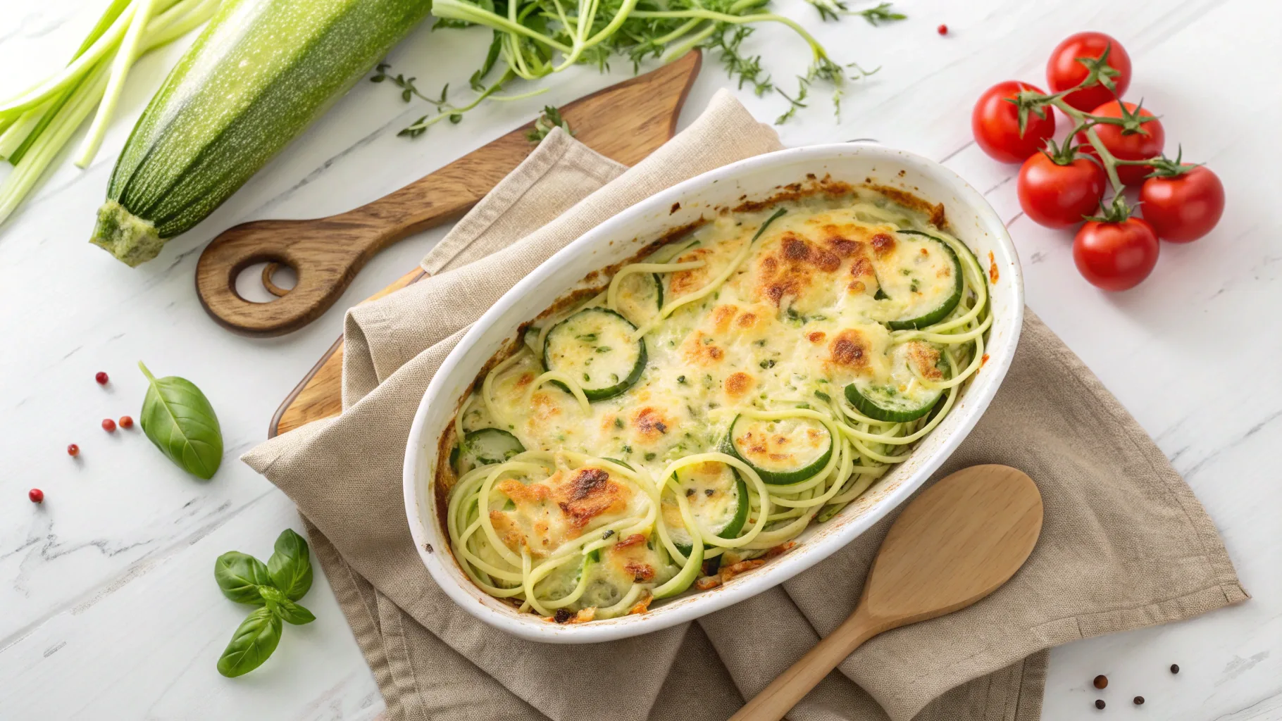 Recette Courgette Spaghetti au Four