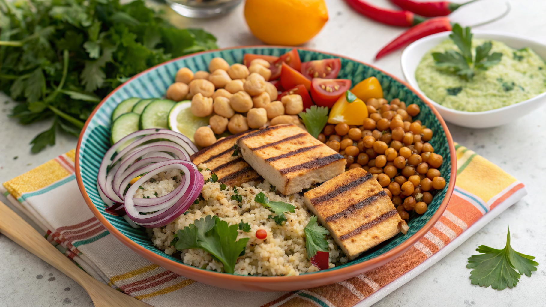 Recettes protéinées végétarien