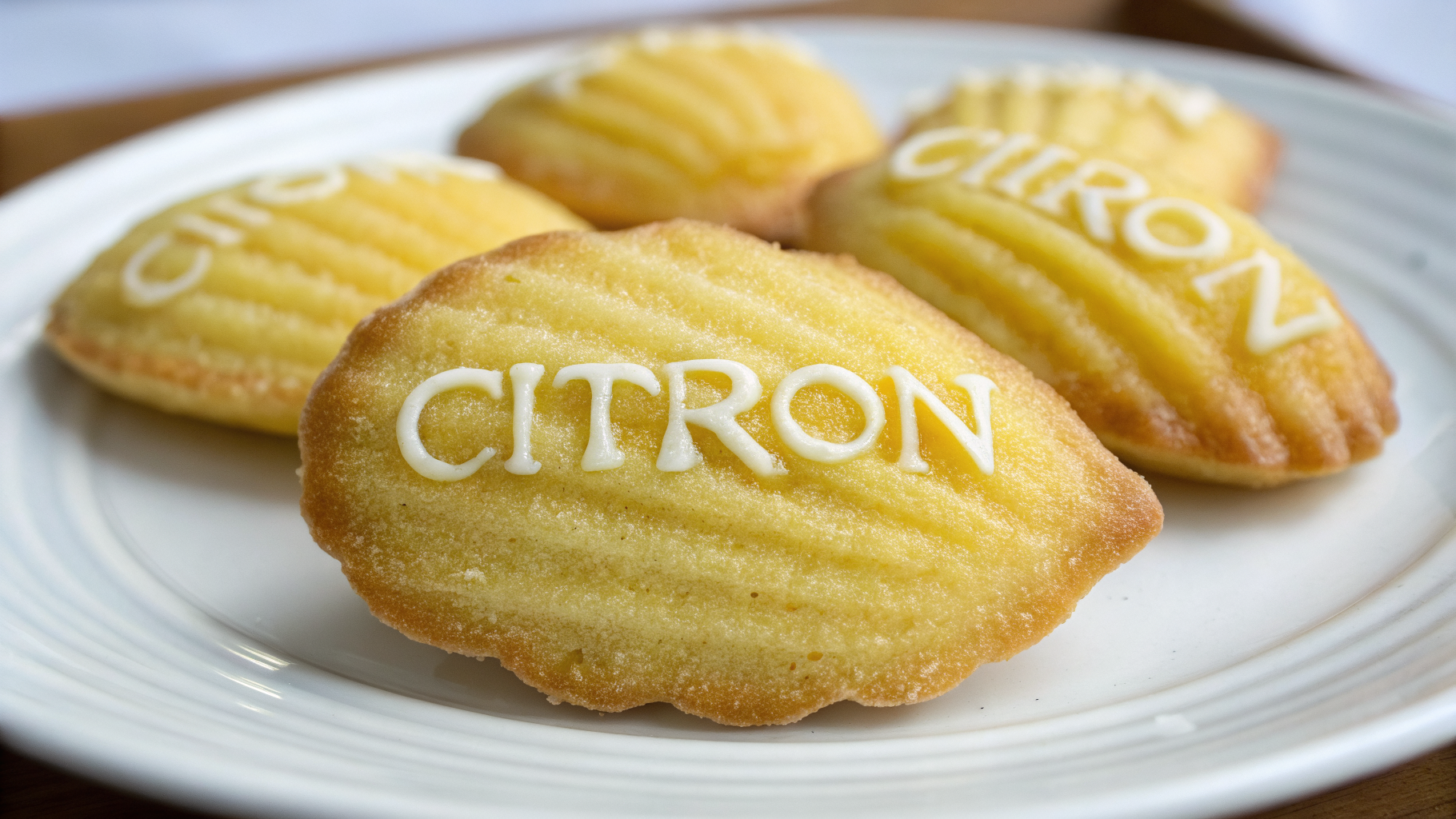 madeleines au citron