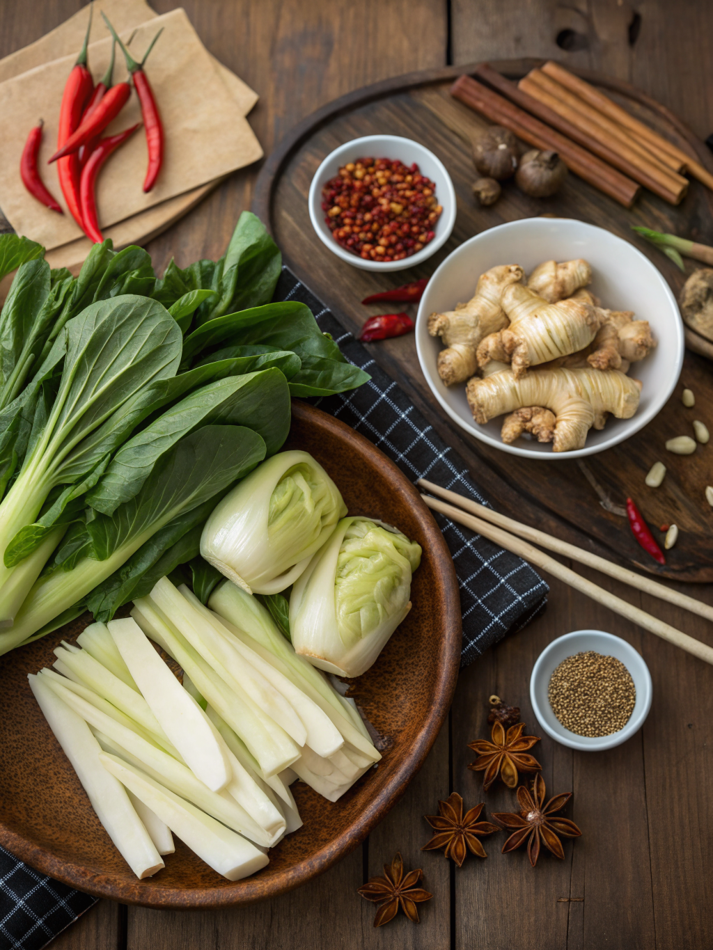 Recettes Asiatiques Traditionnelles ingredients