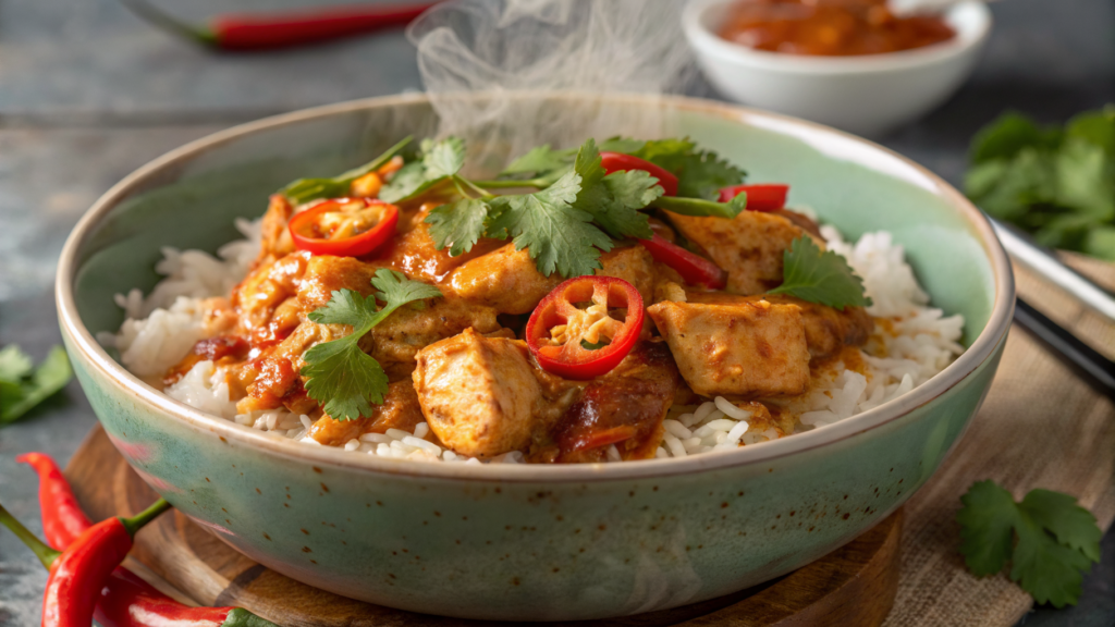 Recette de Bol de Poulet Bang Bang – Sauce Épicée et Crémeuse