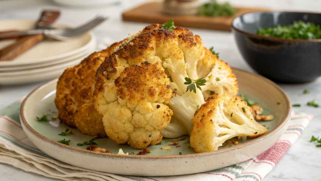 Recette Chou-fleur Rôti Croustillant au Four