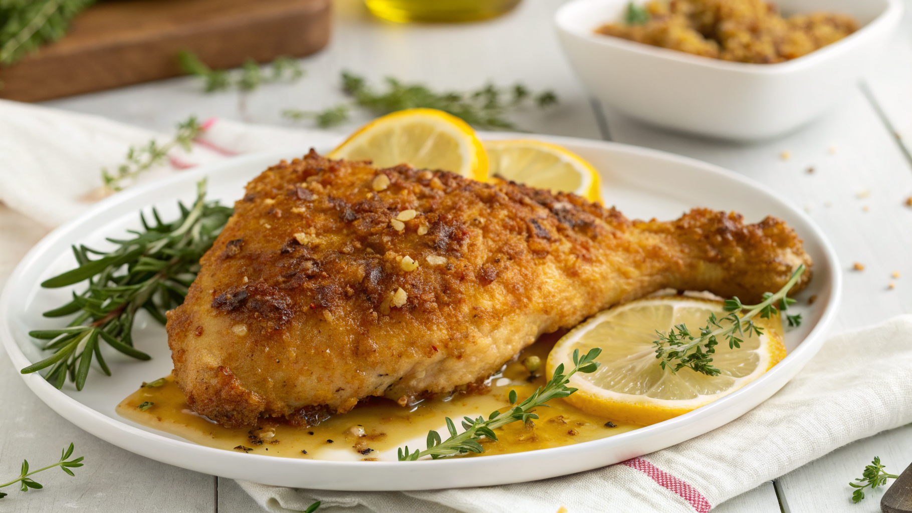 Poulet Croquant Moutarde Miel