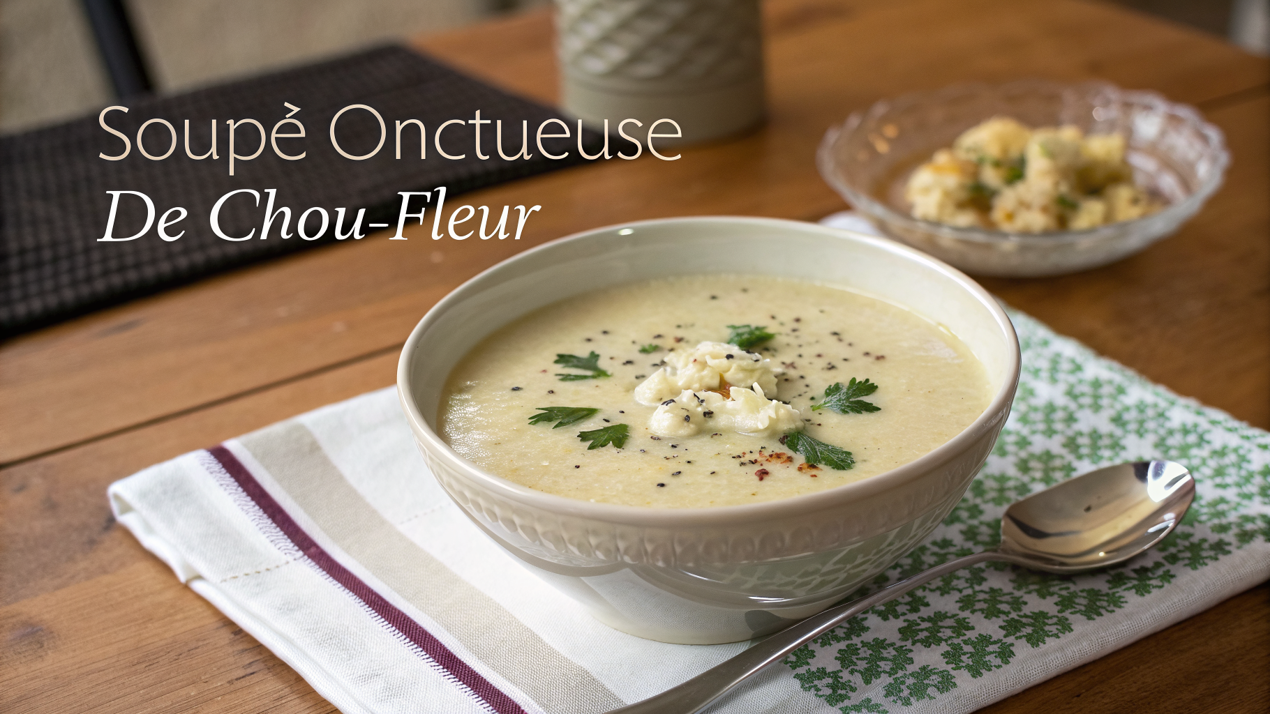 Soupe Onctueuse de Chou-Fleur