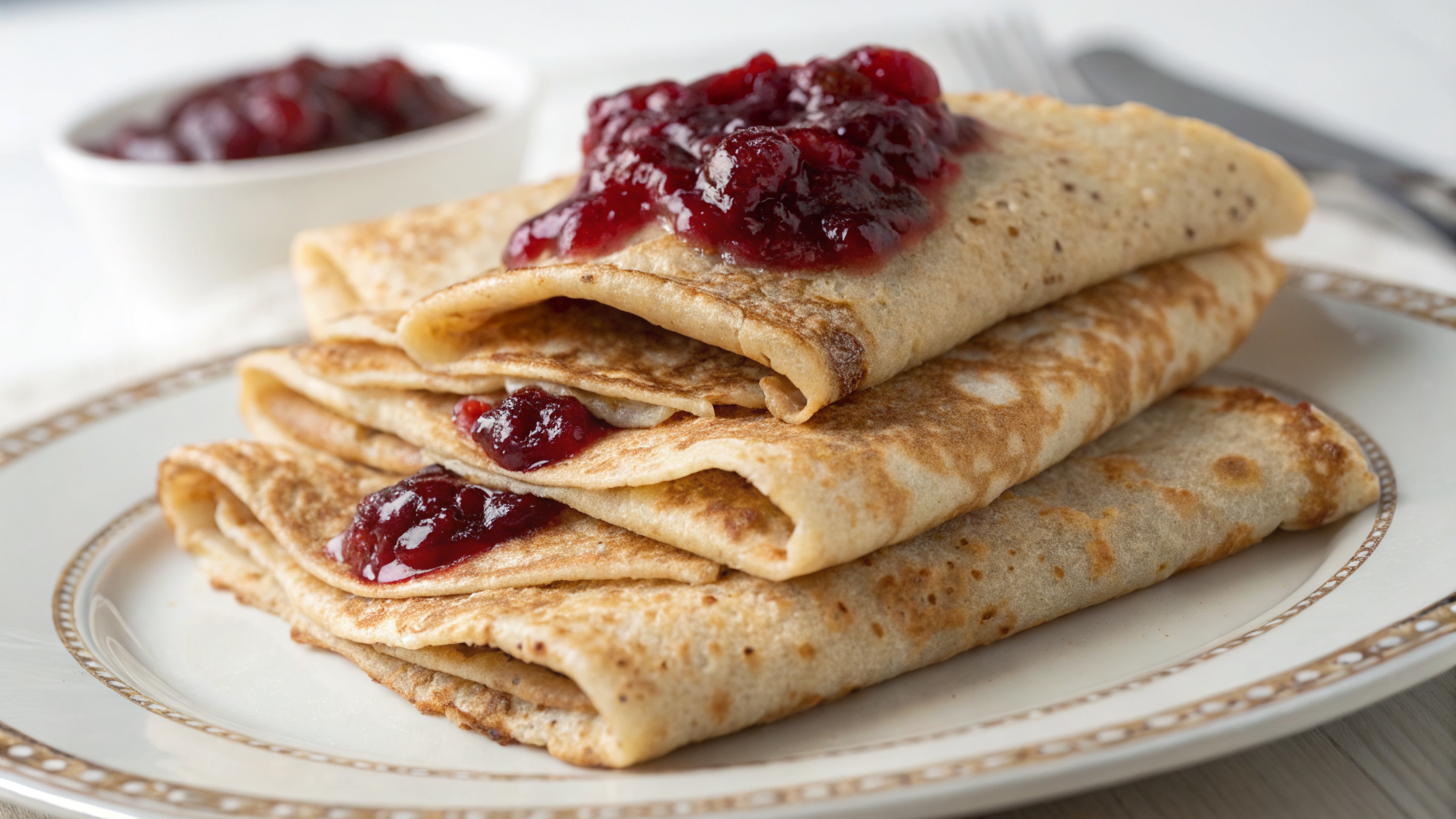crêpes confiture maison