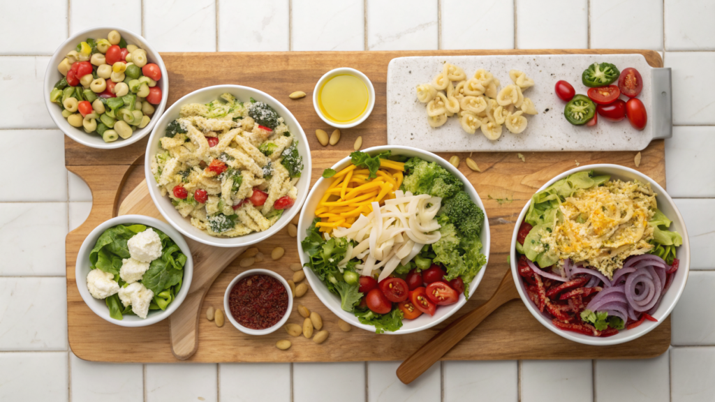 5 Recettes de Salades de Pâtes : Idées Rapides et Gourmandes