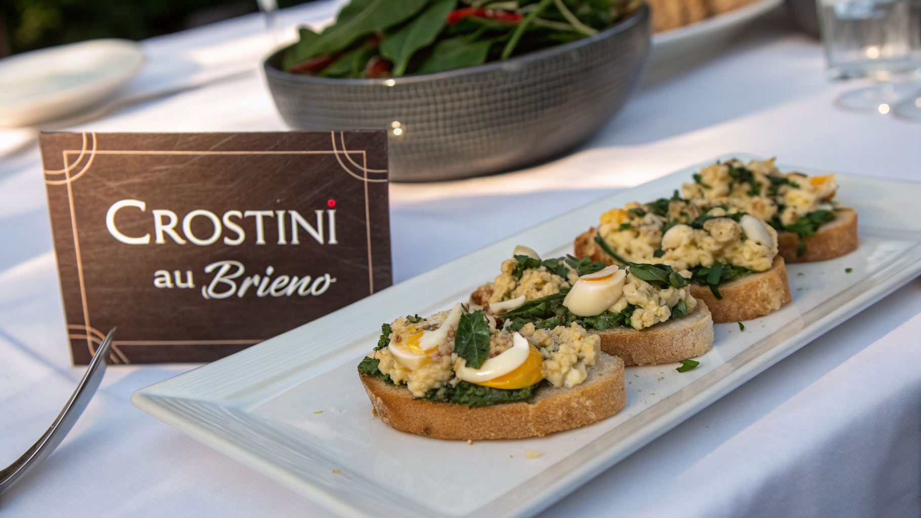 Crostini au Brie