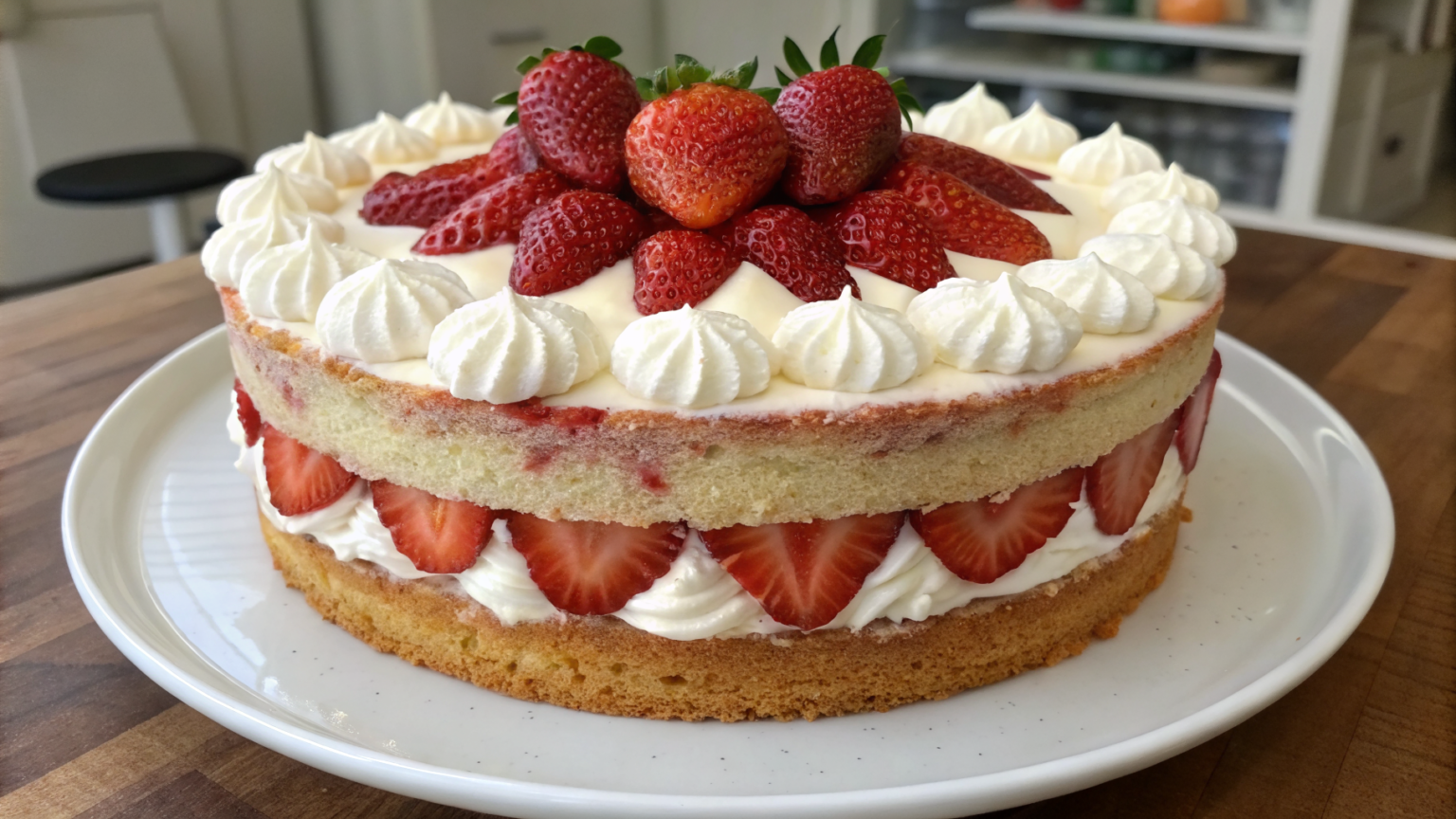 Gâteau fraise