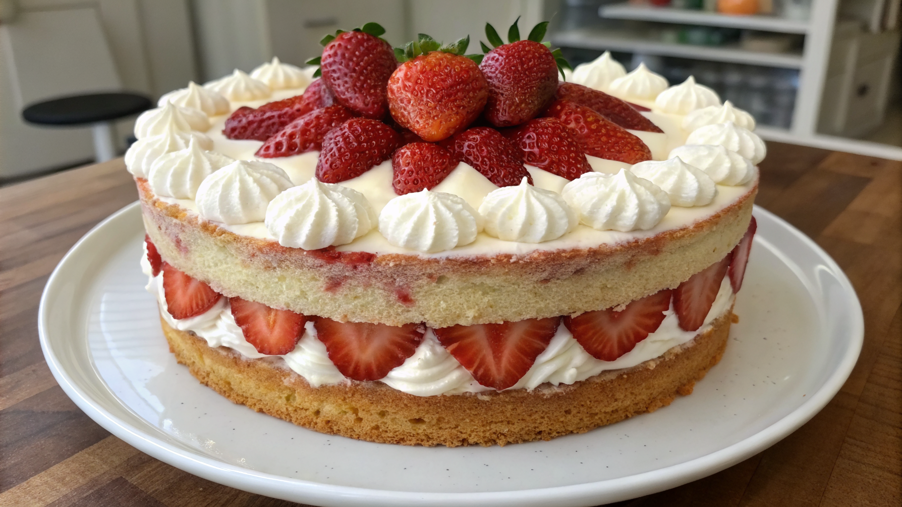 Gâteau fraise