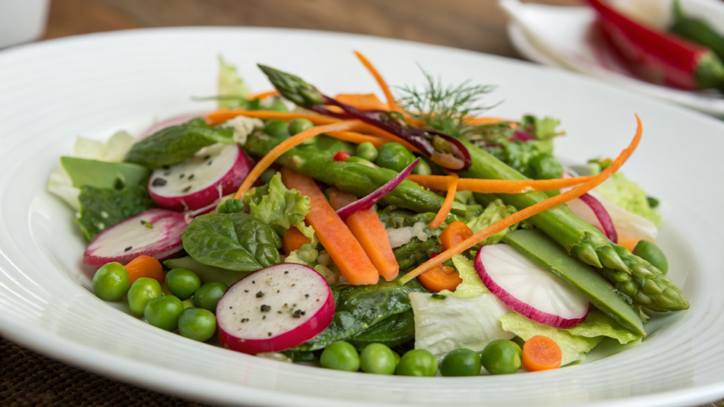 Salade de printemps : Recette fraîche aux légumes de saison