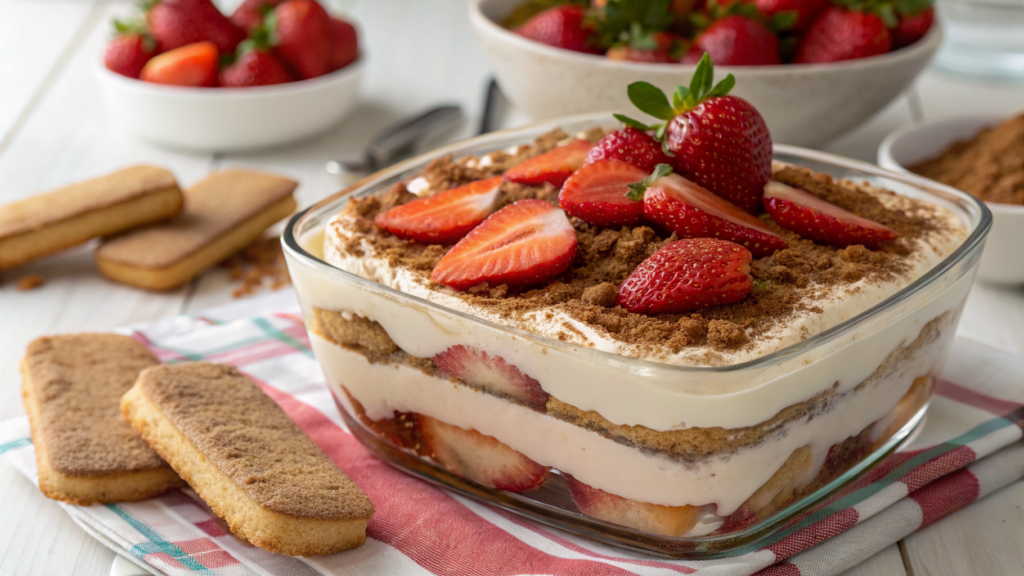 Tiramisu Fraise Speculoos : Le Duo Gourmand et Croquant