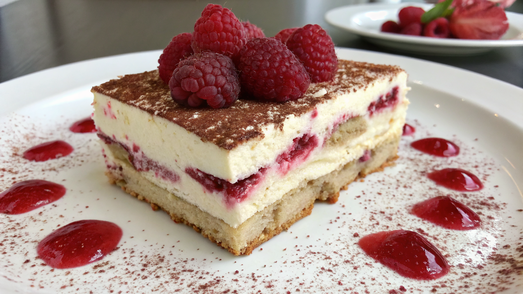 Tiramisu framboise