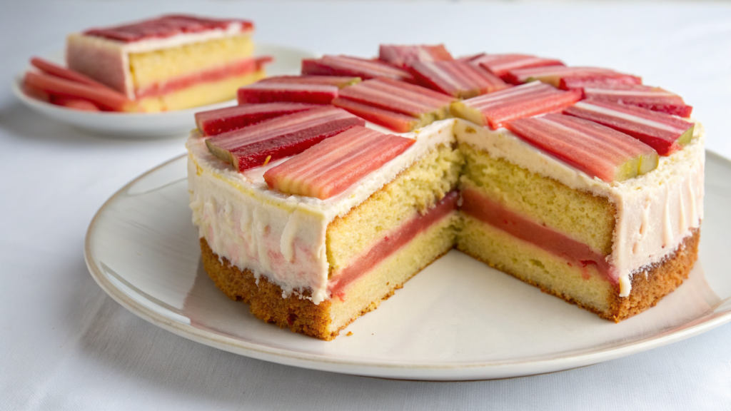 Recette Gâteau Rhubarbe Moelleux : La Recette Facile