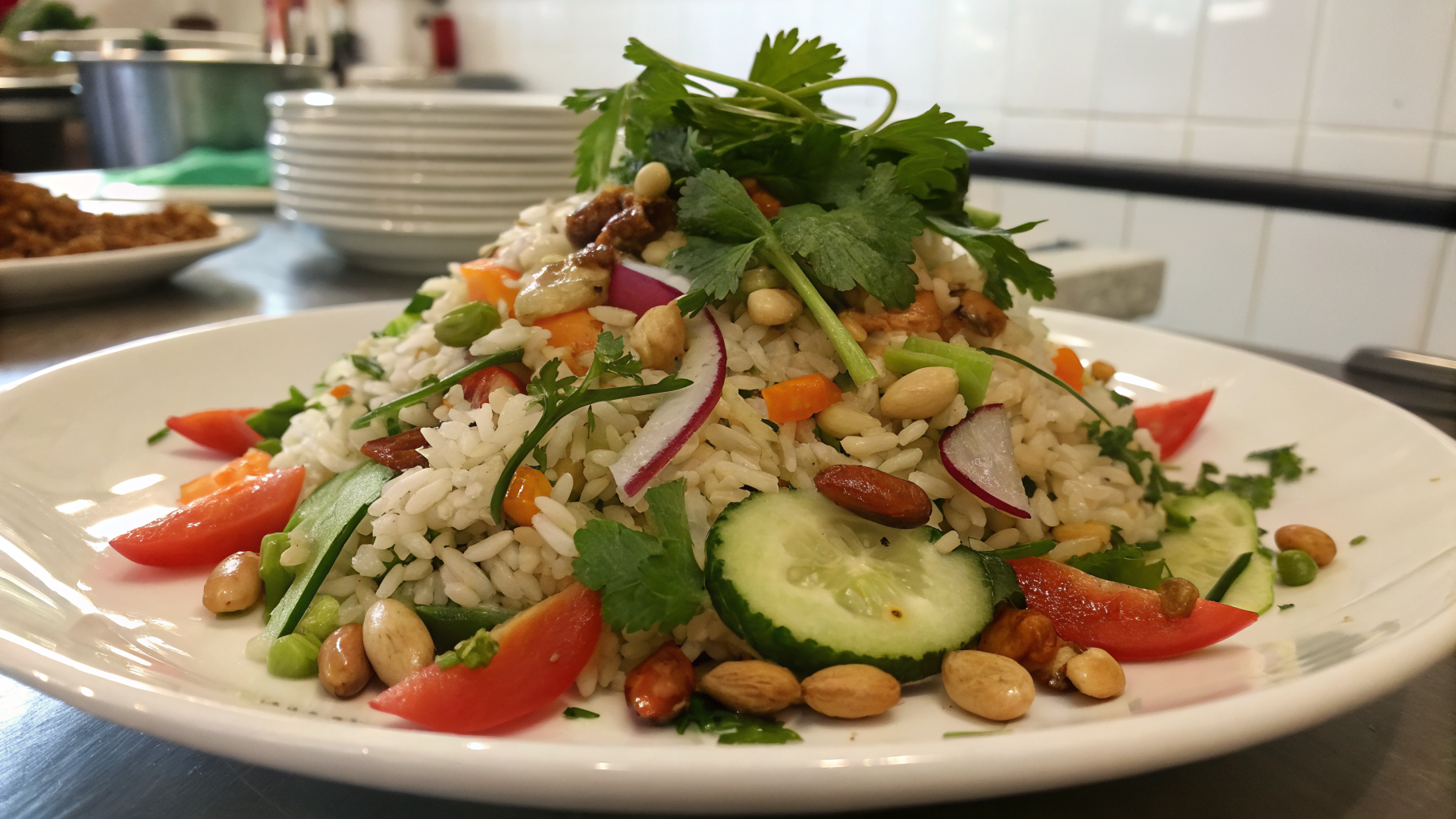 salade de riz froide originale